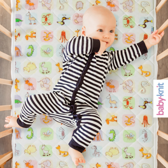 Nakładka na materac dziecięcy 120x60 kolorowy - Dream zwierzątka - aranżacja