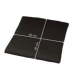 Czarna poduszka na wózek inwalidzki siedzisko 45x40 - obrazek 7