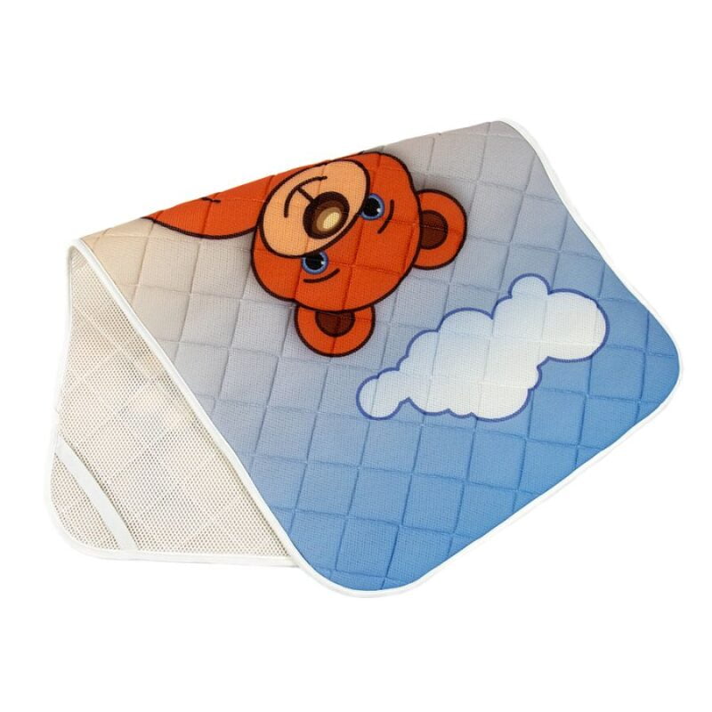 Top na materac do łóżeczka dziecięcego 120x60 - Dream Miś - złożony