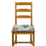 Poduszka do ogrodu i salonu 40x40 w szare kamienie - wizualizacja