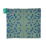Pokrowiec na poduszkę na siedzisko wózka inwalidzkiego 45x40 cm AIRFLOW - wzór niebieskie plastry miodu
