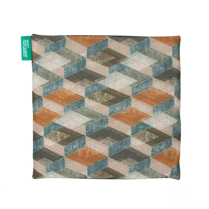 Pokrowiec na matę przeciwodleżynową do wózka inwalidzkiego 45x40 AIRFLOW w romby beżowe