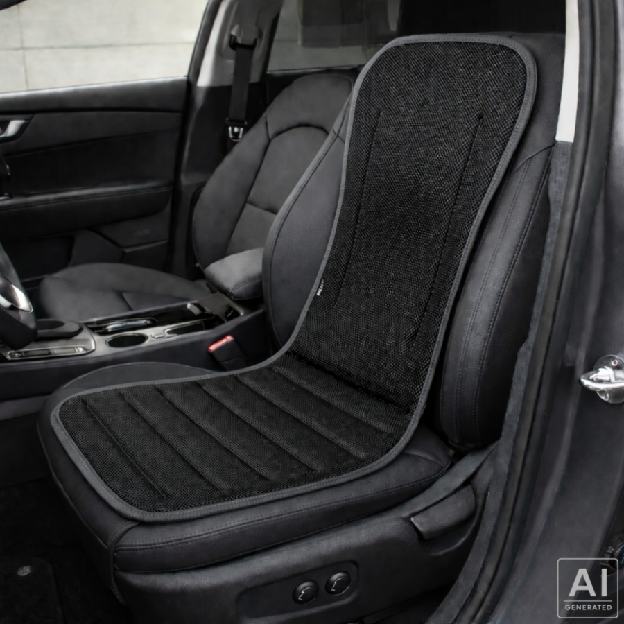 mata samochodowa AirDrive Classic z szarą lamówką - aranż
