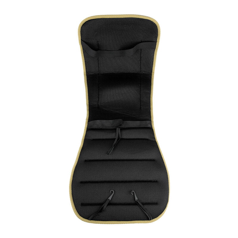 Mata oddychająca na fotel kierowcy AirDrive z beżową lamówką - tył