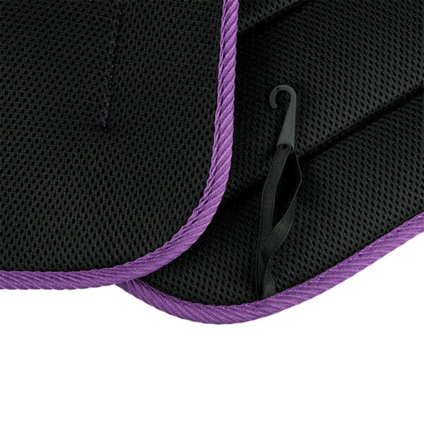 Nakładka na fotel pasażera AirDrive z fioletem - zbliżenie