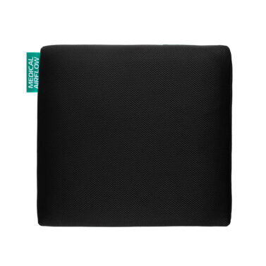Pokrowiec do poduszki do wózka inwalidzkiego 40x45x6 cm AIRFLOW czarny z zamkiem