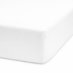 Prześcieradło z gumką bawełniane 140x200 cm białe