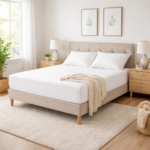 Prześcieradło z gumką bawełniane 120x200 cm białe - obrazek 2