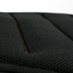 Poduszka na fotel samochodowy AirDrive Classic czarna z czerwoną nitką - obrazek 6