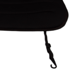 Poduszka na fotel samochodowy AirDrive Classic czarna z czerwoną nitką - obrazek 5